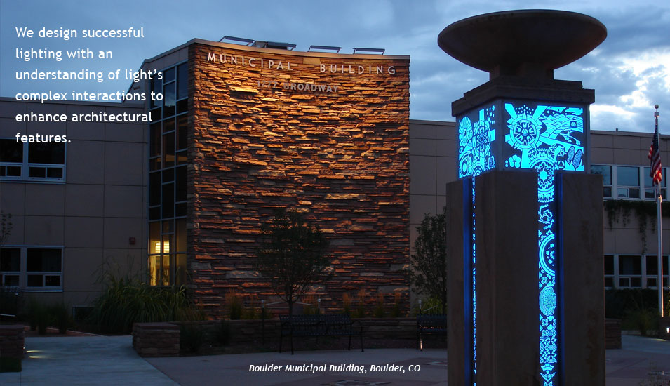 Boulder City Hall lighting design by Clanton and Associates.